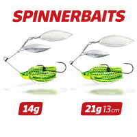 Quantum 4street Spinnerbait lime Raubfisch Sp