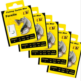 FTM Angelhaken Forelle Haken gebunden Gr. 2 - 10