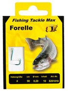 FTM Angelhaken Forelle Haken gebunden 04 Ø 0,20 mm