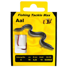 FTM Angelhaken Aal Haken gebunden 06 � 0,25 mm