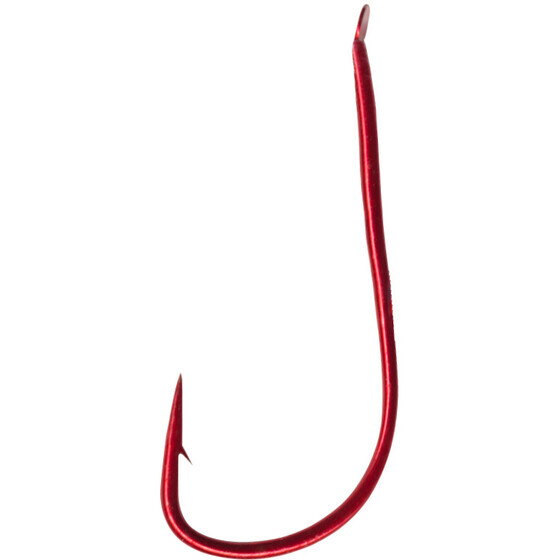 FTM Angelhaken Rotwurm Haken gebunden 12 � 0,16 mm