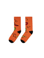 Angelsocken Angler Socken orange Gr. 41-46 2