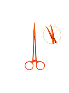 Hakenlöser Aterienklemme Pean-Klemme gebogen 1