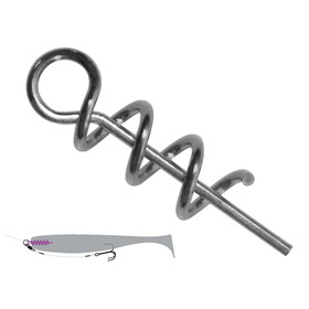 Spirale Screw In Gummifisch Screw Lock Gummiköder