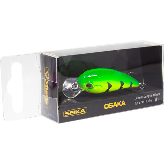 Forellen Wobbler Osaka Seika Pro 4,5 cm 5 g Fire Tiger