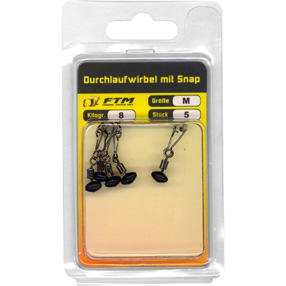 Durchlaufwirbel mit Snap Angel Wirbel Gr. M