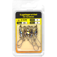 Kugellagerwirbel mit Karabiner Gr. 6 - 50 kg 2