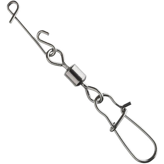 Fast Lock Swivel No Knot Kunstkder Angel Wirbel Gr. L - 12 kg