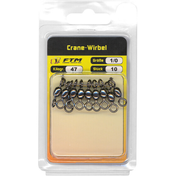 Crane Wirbel Angelwirbel Gr. 1/0 - 47 kg