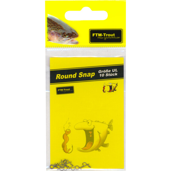 Round Snap fr dnne Schnre