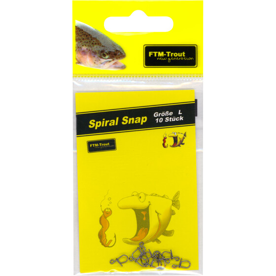 Spiral Snap fr das Spoonangeln Gr. L - 7,5 kg