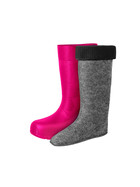 Damen Gummistiefel pink Winter Stiefel gefüttert 2