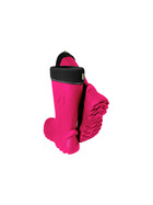 Damen Gummistiefel pink Winter Stiefel gefüttert 3