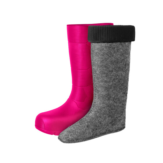 Damen Gummistiefel pink Winter Stiefel gefttert Gr. 41