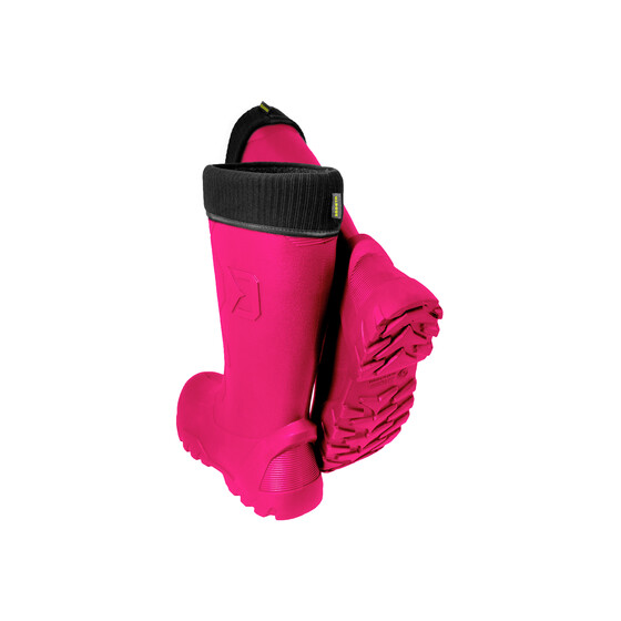 Damen Gummistiefel pink Winter Stiefel gefttert Gr. 41