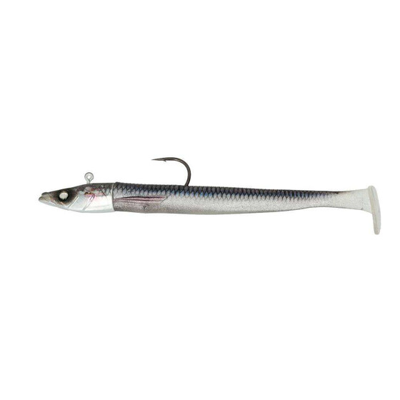 Major Craft Ceana Eely Shad Sandaal mit Jigkopf 13 cm Live Ghost / Katakuchi - Silver Eye