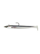 Major Craft Ceana Eely Shad Sandaal mit Jigkopf 16 cm Live Ghost / Katakuchi - Silver Eye