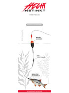 Hecht Pose Raubfischpose Round Swimmer 10 g - 15 cm 2