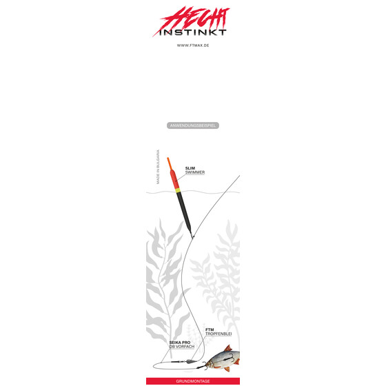 Hecht Pose schlank Raubfischpose Slim Swimmer 20 g - 26 cm