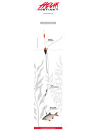 Zander Pose extrem schlank Raubfischpose mit Knicklicht 4 g 