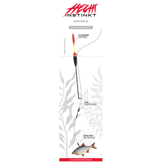 Zander Pose extrem schlank Raubfischpose Ultrawide Swimmer 3 g - 21 cm