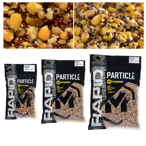 Partikel Mix gedmpft Mais Weizen Raps Karpfen Futter