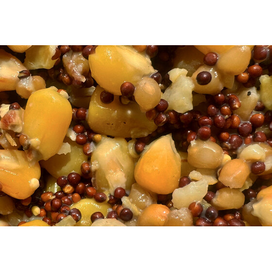 Partikel Mix gedmpft Mais Weizen Raps Karpfen Futter 5 kg