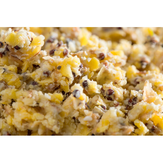 Partikel Mix gedmpft Mais Weizen Raps Karpfen Futter gecrushed 5 kg