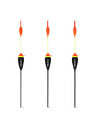 3 Zander Posen Set extrem schlank Raubfischposen mit Knicklicht 3 - 5 g