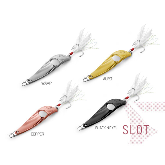 Raubfisch Blinker Delphin Slot Spoon 15 - 20 g