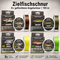 Ziefischschnur 8x geflochtene Angelschnu productbox