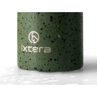 Wasserflasche Camping Trinkflasche aus Edelstahl mit Karabin