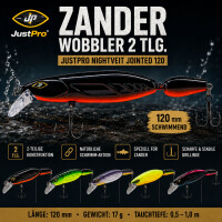 Zander Wobbler 2 tlg. JustPro Nightveit  productbox