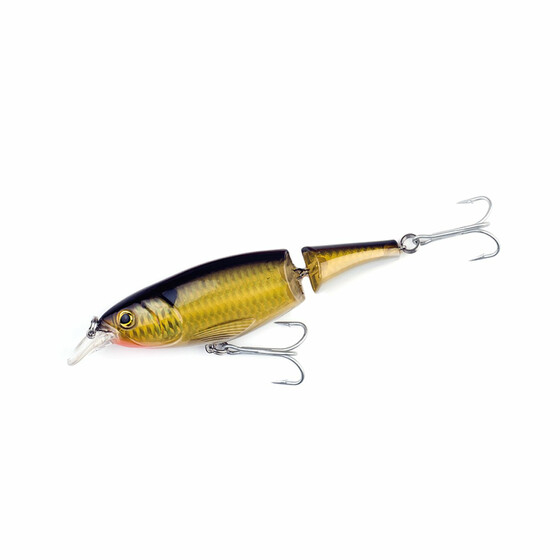 Swimbait Hecht Wobbler 2-teilig 15 cm gold