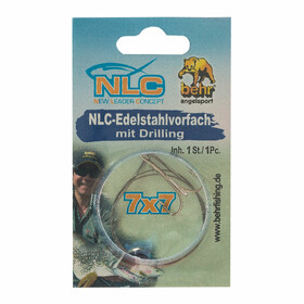 Stahlvorfach Hecht 7x7 mit Drilling 12 kg