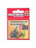 Tönnchenwirbel mit Spezialkarabiner Gr. 