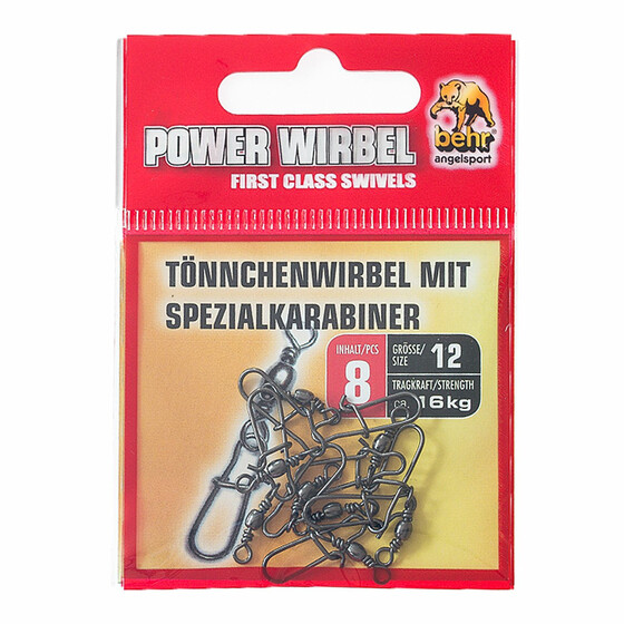 Tnnchenwirbel mit Spezialkarabiner Gr. 12