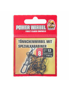 Tönnchenwirbel mit Spezialkarabiner Gr. 