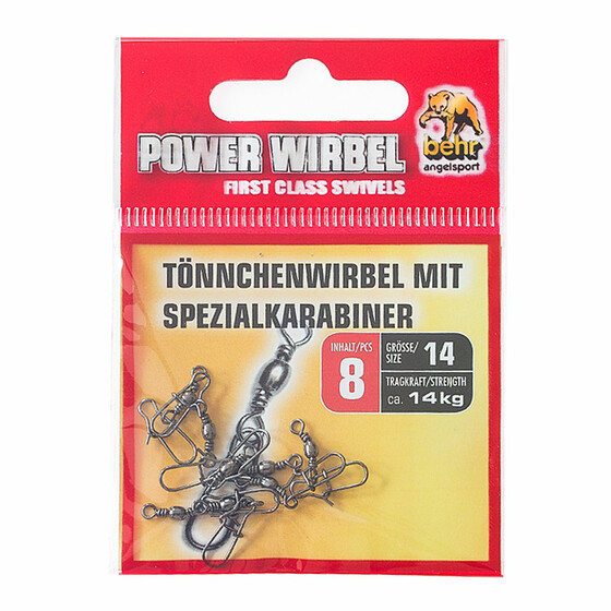 Tnnchenwirbel mit Spezialkarabiner Gr.  14