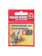 Tönnchenwirbel mit Spezialkarabiner Gr. 