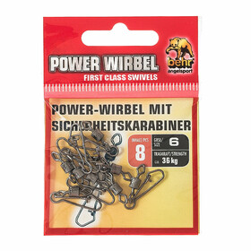 Wirbel mit Sicherheitskarabiner Gr. 6