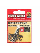 Wirbel mit Sicherheitskarabiner Gr. 10