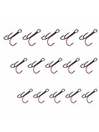 5 Drillingshaken rot Raubfischhaken gallery