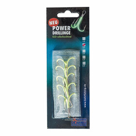 5 Stk Norwegen Drillinge fluo 2/0