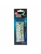 5 Stk Norwegen Drillinge fluo 2/0