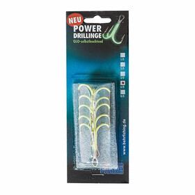 5 Stk Norwegen Drillinge fluo 6/0
