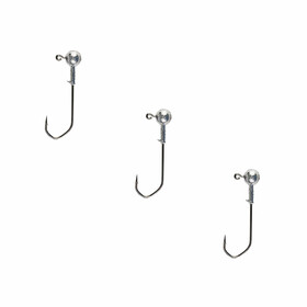 Jigkopf Angel Haken Jigkpfe rund 3 Stk 04 g Gr. 3/0