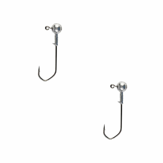 Jigkopf Angel Haken Jigkpfe rund 2 Stk 15 g Gr. 4/0