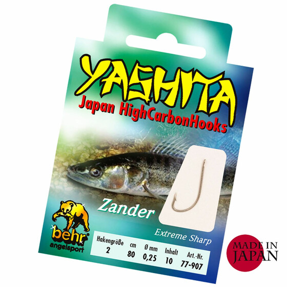 Yashita Zanderhaken spezial nickel Gr. 1