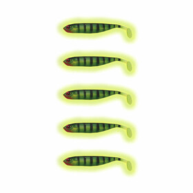 5 Stk Dropshot Köder Zander Gummis UV Minnow 02